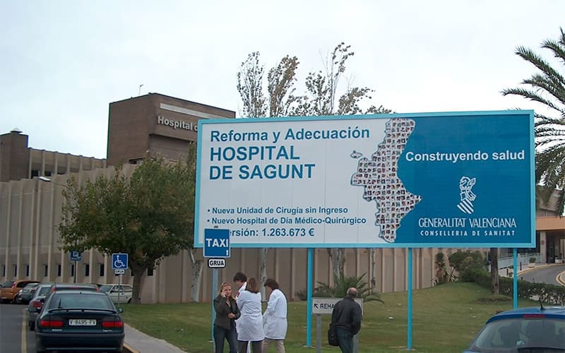 Hospital de Sagunt. Reforma Instalación Climatización. Nueva Planta para UCSI